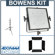 Bowens Limelite Mosaic 30x30cm Daylight LED Panel - Bundle - with Bowens Limelite Mosaic 1x1 Panel 4-Leaf Barn-Door Set & Bowens Air Cushioned Heavy Duty Black Light Stand, 13.6' Max Height: Picture 4 thumbnail
