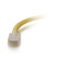 C2G 2FT CAT5E Non-Boot UTP Cable Yellow: Picture 5 thumbnail