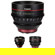 Canon Cinema Prime EF Mount - 3 Lens Bundle - with CN-E 14mm T3.1 L F Lens, CN-E 50mm T1.3 L F Lens, CN-E 85mm T1.3 L F Lens 