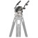 Cartoni P5MA1 Pedestal System with Master Fluid Head, P-50 Pedestal and 2 Pan-Bars, Supports 88 lbs: Picture 2 thumbnail