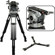 Cartoni S121  Aluminum Tripod System with S101 Fluid Head/1-Superpod Tripod & Mid-Level Spreader with Foot Pads, Supports 88 lbs, Maximum Height 64.0": Picture 2 thumbnail