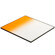Cavision 5x5" Graduated Orange Glass Filter, 4mm Thick: Picture 2 thumbnail