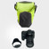 Crumpler 3 Million Dollar Home Shoulder Bag for Compact Digital SLR Camera, Black / Snot Green: Picture 2 thumbnail