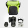 Crumpler 4 Million Dollar Home Shoulder Bag for Compact Digital SLR Camera, Black/Snot Green: Picture 2 thumbnail