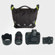 Crumpler 5 Million Dollar Home Shoulder Bag for Compact Digital SLR Camera, Black/Snot Green: Picture 3 thumbnail