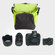 Crumpler 5 Million Dollar Home Shoulder Bag for Compact Digital SLR Camera, Black/Snot Green: Picture 4 thumbnail