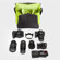 Crumpler 6 Million Dollar Home Shoulder Bag for Digital SLR Camera, Black / Snot Green: Picture 4 thumbnail