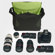 Crumpler 7 Million Dollar Home Shoulder Bag for Digital SLR Camera, Black / Gun Metal: Picture 3 thumbnail