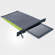 Crumpler The Goldschlager's Carpet Laptop Sleeve with Snot Green Lining for 10" Screen Netbook, Slate Grey/Snot Green: Picture 3 thumbnail