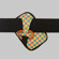 Crumpler The Tuft (Large) Camera Pouch - Limited Edition - Light Blue Dot/Orange: Picture 4 thumbnail