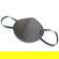 Chimera Reusable Fabric Face Mask, Gray,...: Picture 1 thumbnail