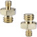 CAMVATE 1/4"-20 to 3/8"-16 Double Male T...: Picture 2 thumbnail