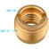 CAMVATE 3/8"-16 F to 5/8"-27 M Threaded ...: Picture 2 thumbnail