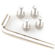 CAMVATE 1/4"-20 Male Threading Hexagon S...: Picture 1 thumbnail
