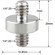 CAMVATE 1/4"-20 Male to 1/4"-20 Male Dou...: Picture 3 thumbnail