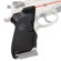 Crimson Trace Rubber Overmold Lasergrip Set with Dual Side Button Activation for the Smith & Wesson Third Generation, Large Frame, Double Stack, 9mm and .40 Series Semi-Automatic Pistols.: Picture 2 thumbnail