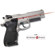 Crimson Trace Rubber Overmold Lasergrip Set with Dual Side Button Activation for the Smith & Wesson Third Generation, Large Frame, Double Stack, 9mm and .40 Series Semi-Automatic Pistols.: Picture 1 thumbnail