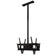 Crimson AV C63D-60A Complete Ceiling Installation Kit with 3' to 5' Fixed Extension Drop for 37-63"+ Dual Back to Back Screens, 300lbs Load Capacity: Picture 3 thumbnail