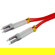 Comprehensive 32.8' LC MM Duplex 62.5/125 Multimode Fiber Optic Patch Cable, PVC Buffer Material 