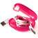 Dotz Cord Wrap, Pink, with Accessory Clip: Picture 2 thumbnail