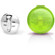 Dotz Cord Wrap, Lime, with Accessory Clip: Picture 5 thumbnail
