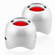 dbest Products Dbest Duo Bluetooth Rechargeable Mini Speaker Set, 180Hz-20KHz Frequency Range, Glossy White: Picture 2 thumbnail