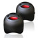 dbest Products Dbest Duo Bluetooth Rechargeable Mini Speaker Set, 180Hz-20KHz Frequency Range, Rubberized Black: Picture 2 thumbnail