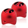 dbest Products Dbest Duo Bluetooth Rechargeable Mini Speaker Set, 180Hz-20KHz Frequency Range, Rubberized Red: Picture 2 thumbnail