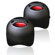 dbest Products Duo Rechargeable Mini Speaker Set, 180Hz-20KHz Frequency Range, Rubberized Black: Picture 2 thumbnail
