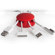 Dotz Cord Catcher for Cord and Cable Management, Red: Picture 3 thumbnail