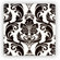 Drop it MODERN 4.5 Ft x 6 Ft Soho Photography Fabric Backdrop with Velvet Flocked Design: Picture 6 thumbnail