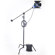 Digital Juice Grip Stand Set, Chrome Steel C-Stand with 95" Maximum Height, 2-1/2" Grip Head & 36" Arm: Picture 3 thumbnail