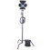 Digital Juice Grip Stand Set, Chrome Steel C-Stand with 95" Maximum Height, 2-1/2" Grip Head & 36" Arm: Picture 4 thumbnail