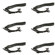 Domke Gripper Camera Strap, 1" without Swivel, Black - 6-Piece Pack: Picture 2 thumbnail