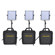 Dracast 3 LED 1000 Light Kit with 3 Light Stands and 3 Carrying Case: Picture 2 thumbnail