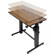 Ergotron WorkFit-D Sit-Stand Desk, Walnut Surface: Picture 4 thumbnail