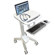 Ergotron SV40 StyleView EMR Laptop Cart, Non-powered, Polished Aluminum: Picture 1 thumbnail