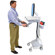 Ergotron StyleView EMR LCD Cart with LCD Arm, SLA Powered, 120V/60Hz, NEMA 5-15P Hospital Grade: Picture 1 thumbnail