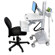 Ergotron StyleView EMR LCD Cart with LCD Arm, LiFe Powered, 120V/60Hz, NEMA 5-15P Hospital Grade: Picture 1 thumbnail