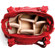 Epiphan Lola Shoulder Camera Bag, Red: Picture 2 thumbnail