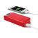 Eton BoostTurbine 2000 Rechargeable 2000mAh USB Battery Pack with Hand Turbine Power, Red: Picture 2 thumbnail