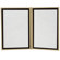 Excel Picture Frames Excel Picture Frame Simple Mount Folio Double, For 2 5x7" Photo, Color: Gold.: Picture 1 thumbnail
