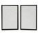 Excel Picture Frames Simple Mount Folio Double, For 2 4x6" Photo, Color: White.: Picture 1 thumbnail