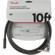 Fender Professional Series Instrument Cable, 10' Straight/Angle, Black