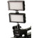 FloLight Microbeam 128, Ultra Bright 5600K LED On-Camera Video Light, with Canon G Battery Mount - Black: Picture 2 thumbnail