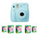 Fujifilm Instax Mini 8 Camera, 62x46mm Picture Size, Blue - Bundle - with Five TwinPacks of Instax Mini Instant Daylight Film, 20 Exposures (Total 100 Sheets): Picture 1 thumbnail