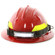 FoxFury Command 20 Fire Helmet LED Light with Tilt Plate, Black, 60 Lumens: Picture 6 thumbnail