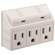 Flashpoint Surge Protector 3 Outlet Plug in MOV 270 Joules LED Power Indicator: Picture 2 thumbnail