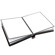 Flashpoint Front Padded Repositionable Self Adhesive Album, Holds 30 6x8" Photos, With Square Front Window, Color: Black.: Picture 1 thumbnail