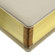 Flashpoint Bella Book Bound Album, Holds 24 8x10 Photos, Color: Ivory Pages, Ivory Cover with Gold Foil and Gold Metal Edged.: Picture 2 thumbnail